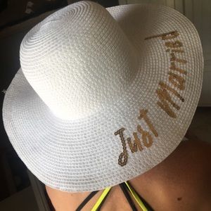 bridal floppy beach hat